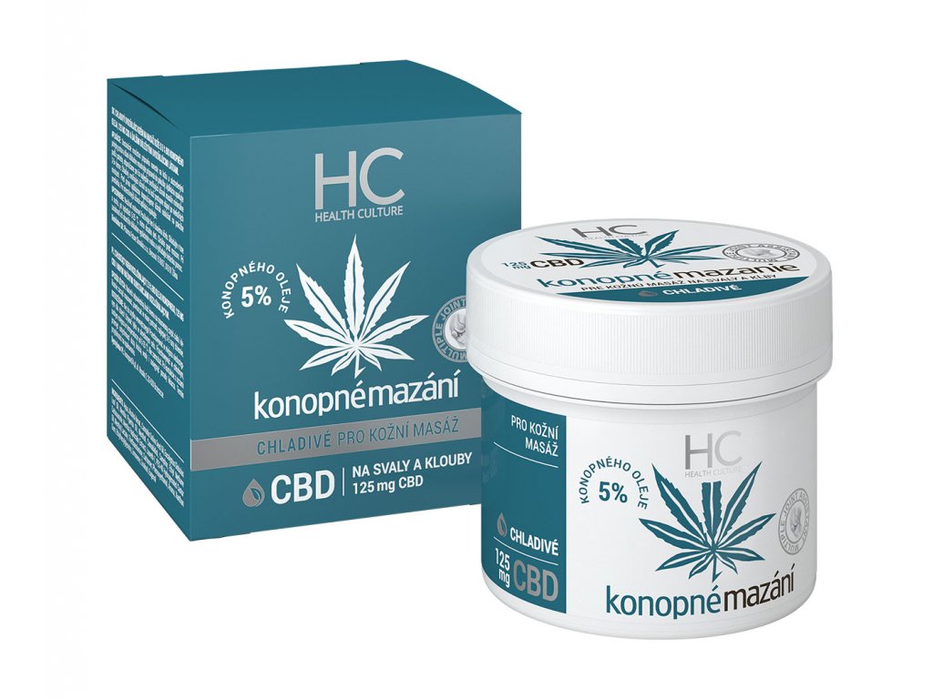 CBD  kylande massagekräm med 5% hampaolja 125 ml