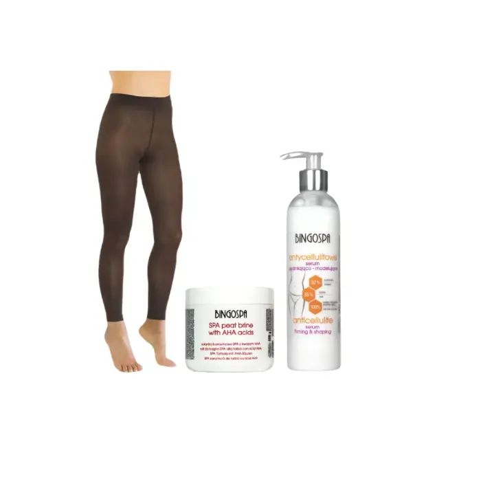 Bild 1, Mediconline Motverka celluliter - Leggings, badsalt och anti-cellulit serum