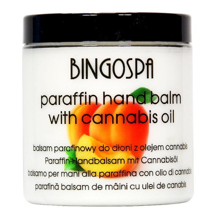 Bild 1, Bingospa Handbalsam med paraffin & cannabisolja.