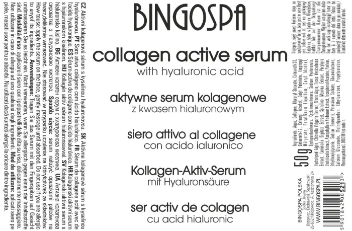 Bild 3, Bingospa Anti-age serum med kollagen & hyaluronsyra