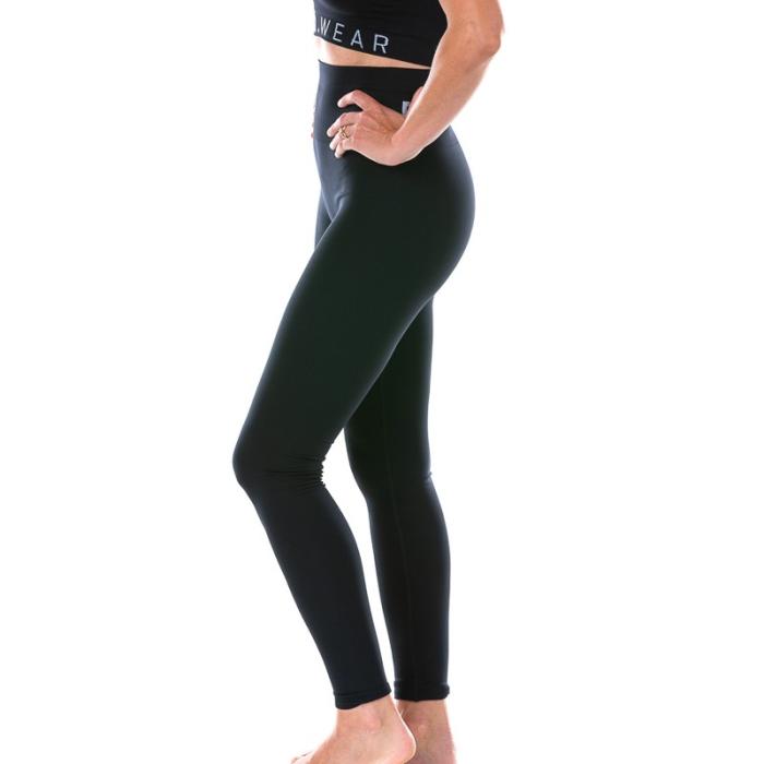 Bild 3, Funq Wear FUNQ WEAR Seamless Tights - High Waist Shaping, svarta