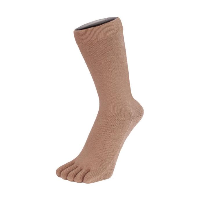 Bild 5, TOETOE TOETOE Essential Mid-calf Tåstrumpor, beige