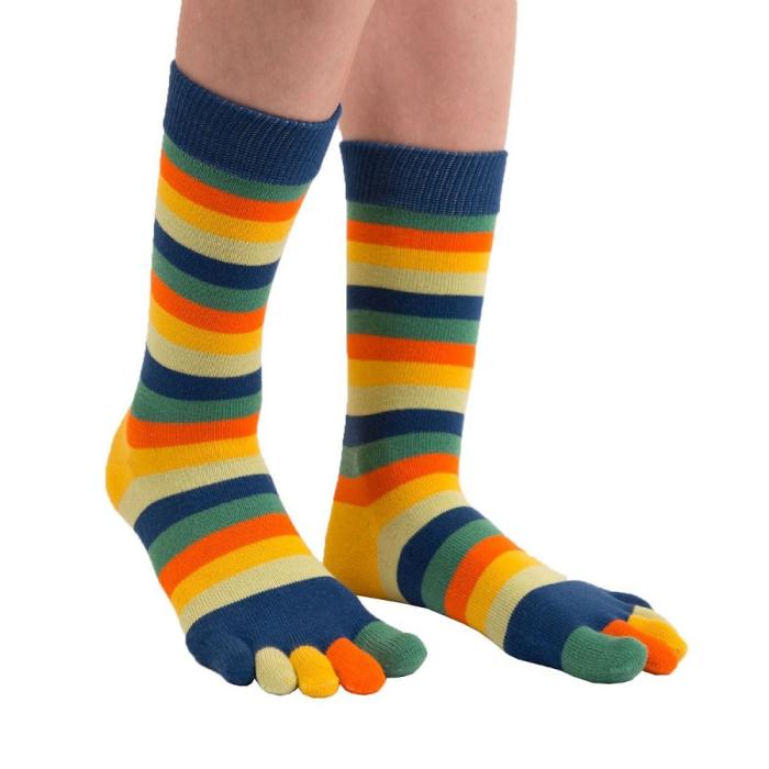 Bild 3, TOETOE TOETOE Essential Mid-calf Stripy Sunset