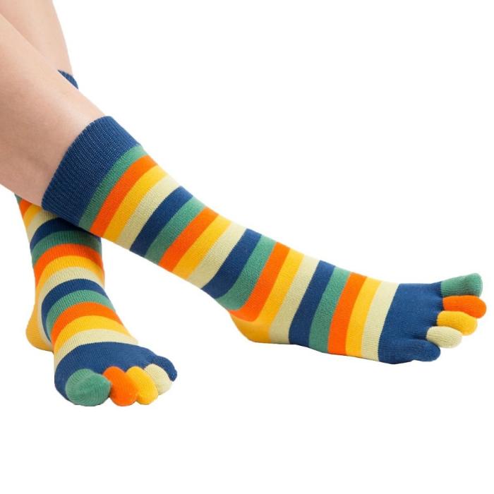 Bild 4, TOETOE TOETOE Essential Mid-calf Stripy Sunset