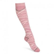 Funq Wear Strumpor bomull 15-18 mmHg zebra rosa