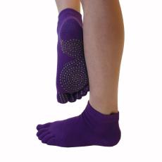 TOETOE TOETOE Yoga&pilates anti-slip trainer tåstrumpor, Lila