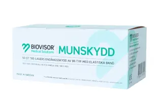 AA-Ej-vald Munskydd IIR från Biovisor i tre lager - 50 pack